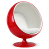 Buy Red Ballon Chair - Faux Leather White 19541 - prices