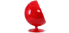 Buy Red Ballon Chair - Faux Leather White 19541 in the Europe
