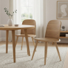 Buy Wooden chair Scandinavian style Nerdy Natural wood 58387 - prices