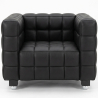 Buy Armchair Living Room Vegan Leather - Lukus Black 13187 - in the EU