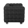 Buy Armchair Living Room Vegan Leather - Lukus Black 13187 home delivery