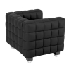 Buy Armchair Living Room Vegan Leather - Lukus Black 13187 - in the EU