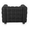 Buy Armchair Living Room Vegan Leather - Lukus Black 13187 at MyFaktory