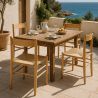 Buy CW-36 Chair Design Boho Bali  Natural wood 58405 - in the EU
