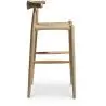 Buy Rope Design Bar Stool Boho Bali - 75cm - Wood White 99958406 home delivery