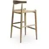 Buy Rope Design Bar Stool Boho Bali - 75cm - Wood White 99958406 with a guarantee