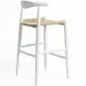 Buy Rope Design Bar Stool Boho Bali - 75cm - Wood White 99958406 - in the EU