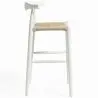 Buy Rope Design Bar Stool Boho Bali - 75cm - Wood White 99958406 with a guarantee