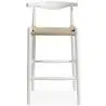 Buy Rope Design Bar Stool Boho Bali - 75cm - Wood White 99958406 - in the EU