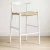 Buy Rope Design Bar Stool Boho Bali - 75cm - Wood White 99958406 at MyFaktory