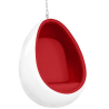Buy Suspension Ele Chair Style - White Exterior - Fabric Red 16504 - in the EU