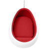 Buy Suspension Ele Chair Style - White Exterior - Fabric Red 16504 - in the EU
