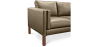 Buy Design Sofa 2332 (2 seater) - Faux Leather Taupe 13921 with a guarantee