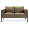 Buy Design Sofa 2332 (2 seats) - Faux Leather Taupe 13921 - in the EU