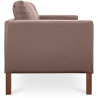 Buy Design Sofa 2332 (2 seats) - Faux Leather Coffee 13921 at MyFaktory