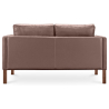 Buy Design Sofa 2332 (2 seats) - Faux Leather Coffee 13921 in the Europe