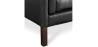 Buy Design Sofa 2213 - 3 seater - Faux Leather Black 13927 - in the EU