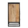 Buy Onawa vintage industrial style wood and metal Bedside table Natural wood 58475 in the Europe