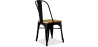 Buy Bistrot Metalix Chair Square Wooden - Metal Black 32897 - in the EU