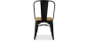 Buy Bistrot Metalix Chair Square Wooden - Metal Black 32897 - prices