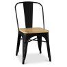 Buy Bistrot Metalix Chair Square Wooden - Metal Red 32897 - prices