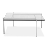 Buy PY61 Coffee table - Square - 15mm Glass Steel 16320 - in the EU