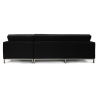 Buy Design Corner Sofa Kanel  - Right Angle - Premium Leather Black 15185 at MyFaktory