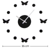 Buy 4 Butterflies Wall Clock Unique 54920 - in the EU