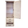 Buy Country Chic Mirror Wardrobe - Waxed Wood Beige 29250 at MyFaktory