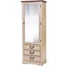 Buy Country Chic Mirror Wardrobe - Waxed Wood Beige 29250 - in the EU