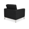 Buy Kanel Armchair with Matching Ottoman - Cashmere Black 16513 in the Europe