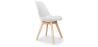 Buy Brielle Scandinavian design Chair with cushion  White 58293 - prices