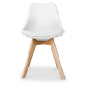 Buy Brielle Scandinavian design Chair with cushion  White 58293 at MyFaktory