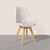 Buy Dining Chair Nordic – Scandinavian Style – Brielle White 58293 - prices