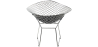 Buy Dining Chair Bertold Diam in Chrome Steel  Black 16443 - prices