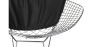 Buy Dining Chair Bertold Diam in Chrome Steel  Black 16443 at MyFaktory