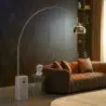 Buy Floor Lamp with Marble Base - Living Room Lamp - Arc White 13692 - in the EU
