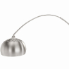 Buy Arched Metal Floor Lamp with Round Marble Base – Arc White 13693 home delivery