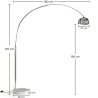 Buy Floor Lamp with Marble Base - Living Room Lamp - Lery White 13693 with a guarantee