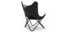 Buy Black Leather Butterfly Chair Black 58894 - prices