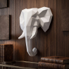 Buy Origami Elephant Head - Resin White 58956 - in the EU