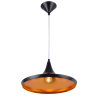 Buy Wide Shade Pendant Lamp - Aluminium Black 22727 - prices