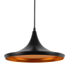 Buy Wide Shade Pendant Lamp - Aluminium Black 22727 with a guarantee