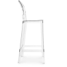 Buy Bar stool with backrest Victoire - 75cm - Design Transparent Transparent 58924 at MyFaktory