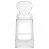 Buy Bar stool with backrest Victoire - 75cm - Design Transparent Transparent 58924 - in the EU