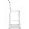 Buy Bar stool with backrest Victoire - 75cm - Design Transparent Transparent 58924 home delivery