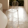 Buy Bar stool with backrest Victoire - 75cm - Design Transparent Transparent 58924 - prices