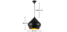 Buy Sound Shade Pendant Lamp - Aluminium Black 22729 - prices