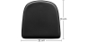 Buy Cushion for Bistrot Metalix chair and stool Black 58991 home delivery