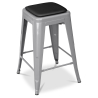 Buy Square Cushion for Bistrot Metalix stool Black 58992 with a guarantee